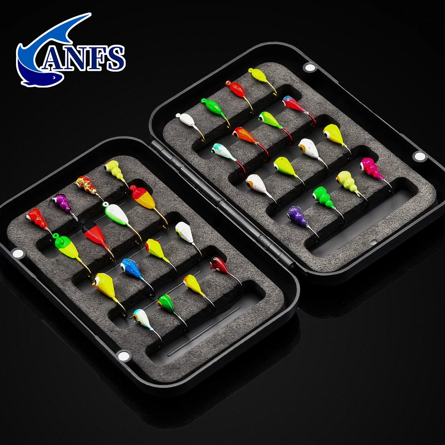 ANFS Ice Fishing bait Ice fishing masks Ice fishing gear Ice fishing equipment Hard fishing baits and masks Walleye Ice fishing kit 8 pieces/32 pieces