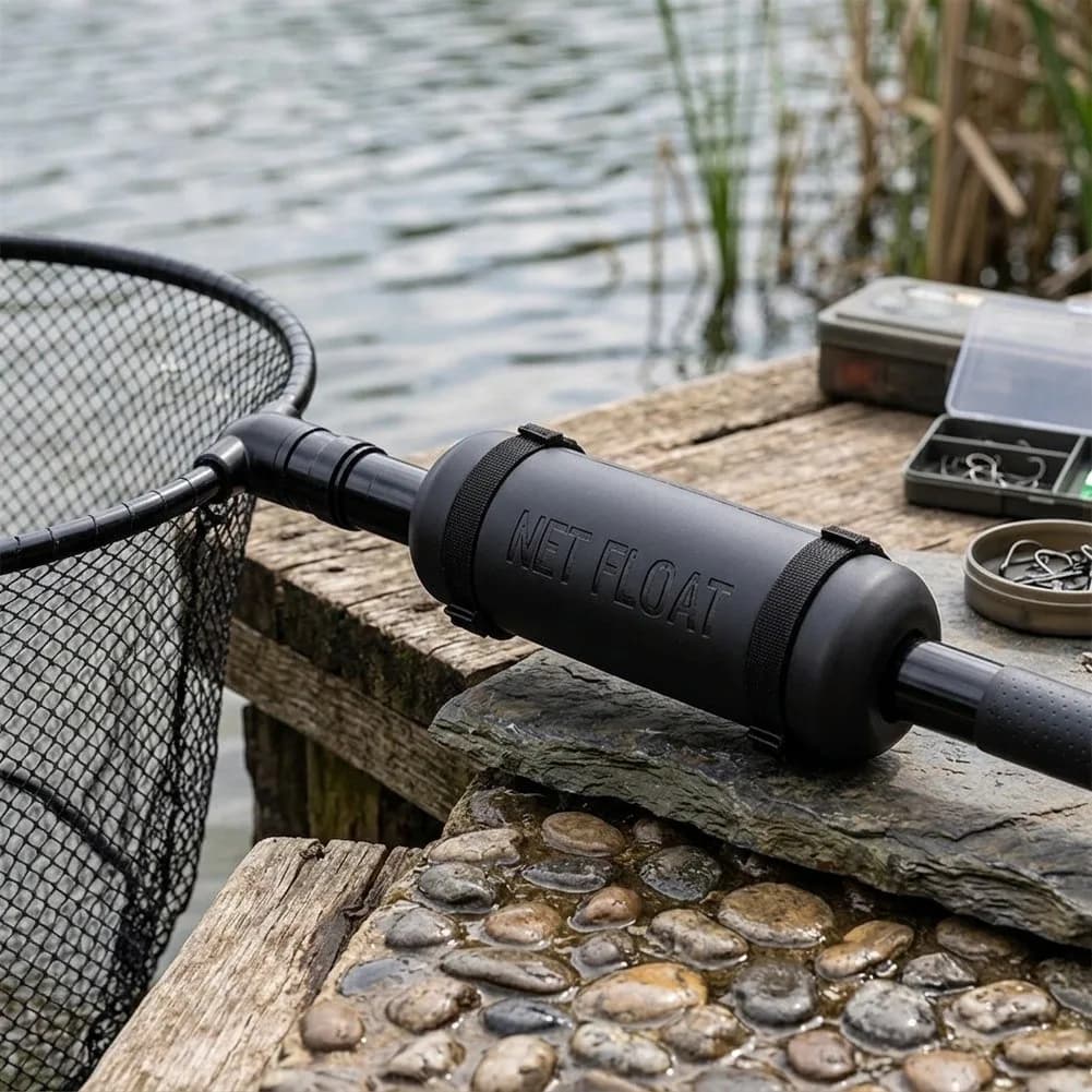 Adjustable Net Float Buoy for Carp Fishing Nets Ensures Compatibility with Common Rod Sizes Supports Efficient Net Handling