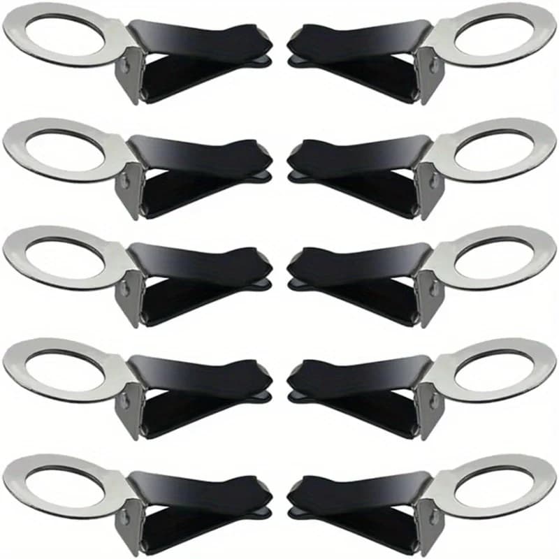 Car Perfume Bottle Clip, Air Grip Holder, 360° Rotation, 10 Pieces Deodorant Clip, Auto Scenter Accessories