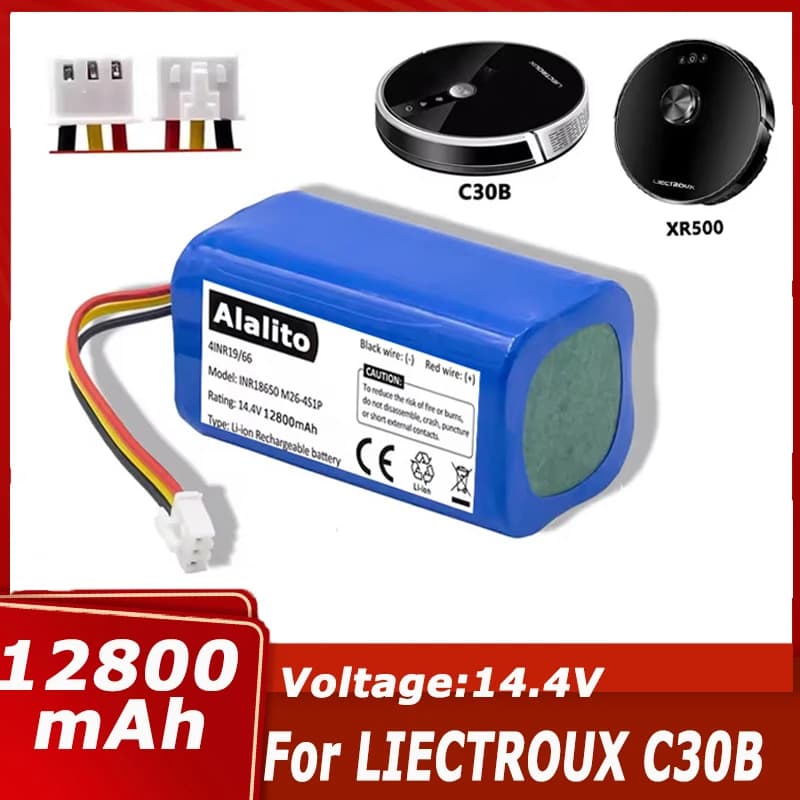 14.4V/14.8V 18650 li-ion battery For LIECTROUX C30B XR500 E30 For PROSCENIC 800T 830P 820P 820T 820S Robot Vacuum Cleaner