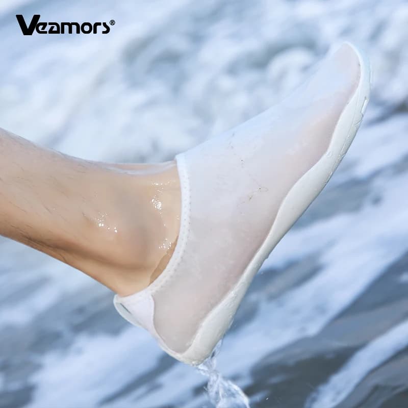 Scarpe da acqua da spiaggia ad asciugatura rapida Scarpe da acqua da uomo Scarpe da ginnastica da donna leggere e traspiranti per il nuoto all'aperto Surf Vela antiscivolo
