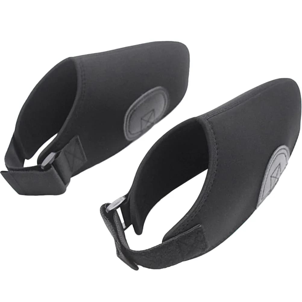 1 Paio di Copriscarpe in Neoprene Rinforzato con Nylon, Pieghevoli e Portatili, Antigelo per Scarponi da Sci, Escursionismo e Arrampicata all'Aperto