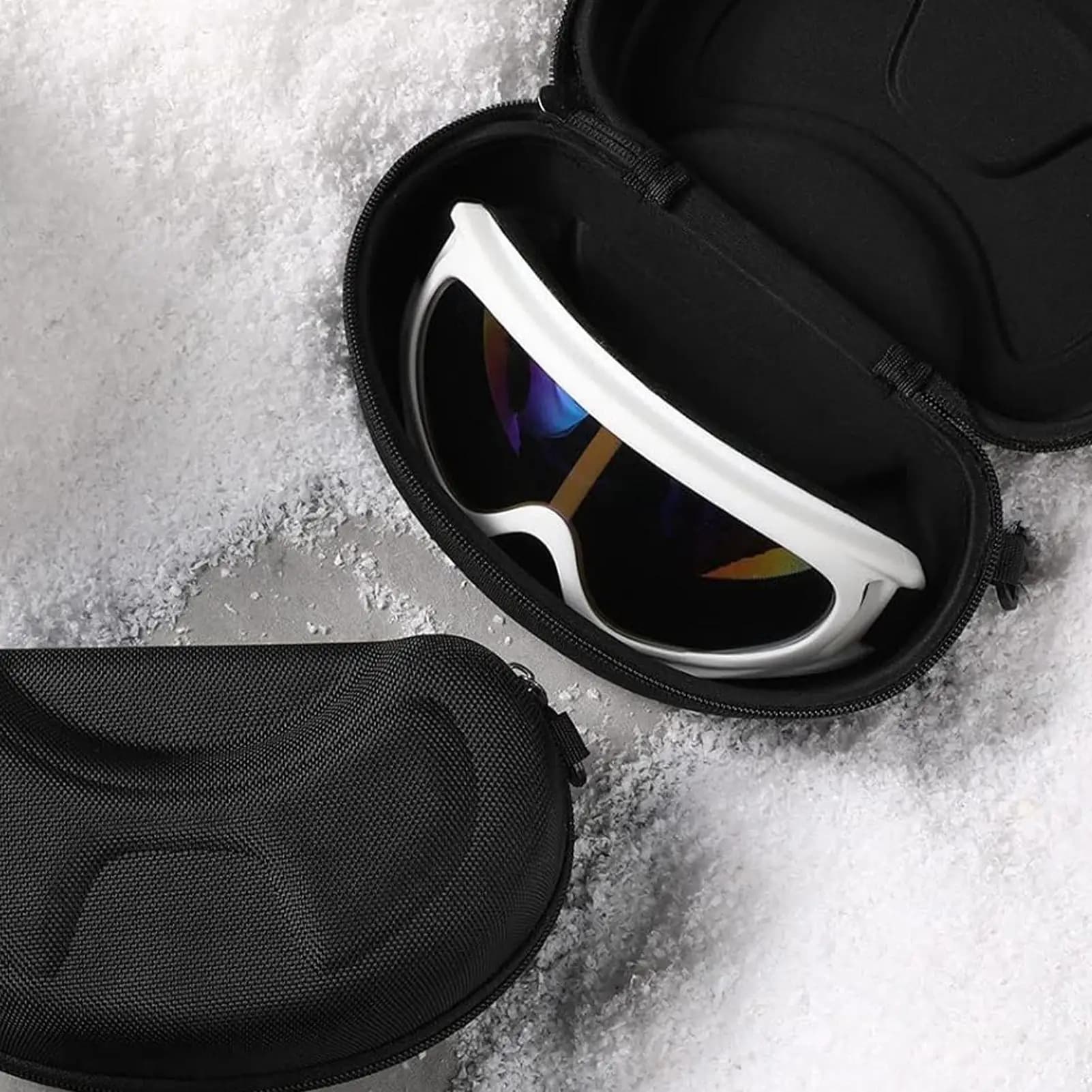 Snow Goggle Case Winter Skiing Snow Goggle Box Snow Swim Glass Box Shockproof Water Resistant Shock Safety Case With Hinge