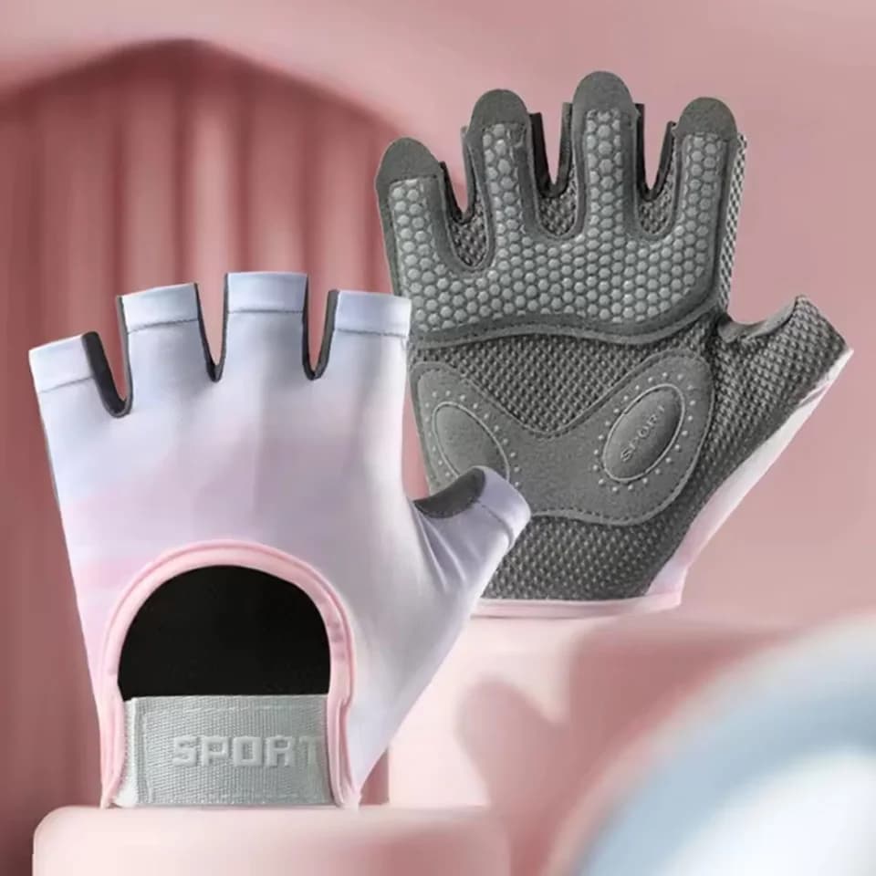GTUBIKE Sports and Fitness Gloves, unisex, breathable equipment to half fingers, training kettlebell, bicycle straps, hand guards