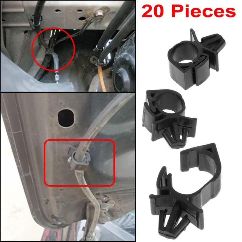 5-20 Pz Auto Cablaggio Cablaggio di Fissaggio Cavo di Filo Clip Fissa Automobile Tubo Tie Wrap Morsetto di Filo Fermo Fascio di Olio Linea organizzatori