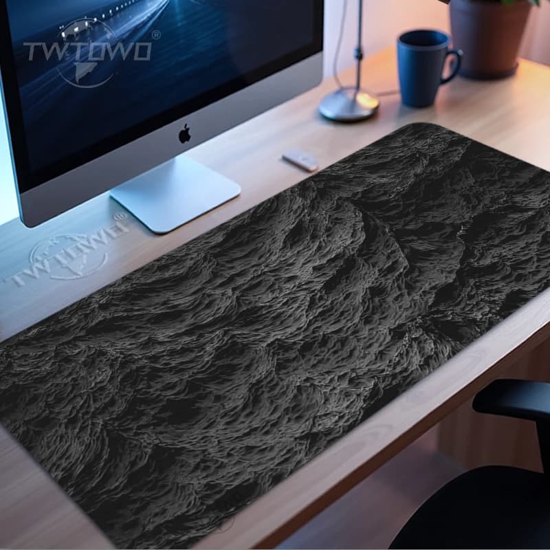 Matte Black Mouse Pad Gaming XL Custom HD Home Large Mousepad XXL MousePads Desk Mats Natural Rubber Carpet Soft Table Mat