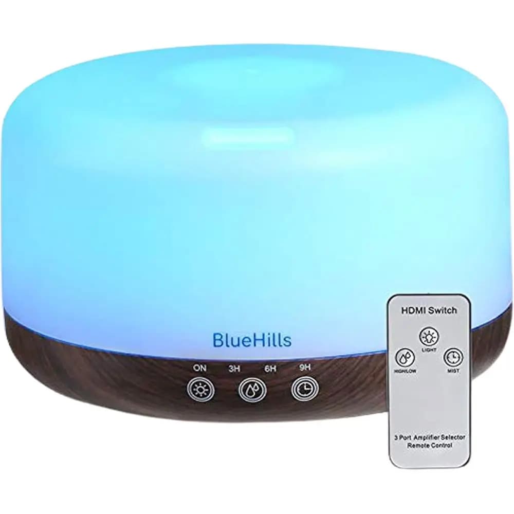 1000 ML Essential Oil Diffuser With Decorative LED Lights for Home Aromatherapy