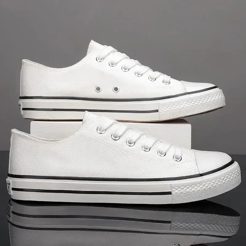 Women's casual sneakers in lace shoes pure color for adults Table shoes classic low table shoes breathable sneakers Boy's shoes