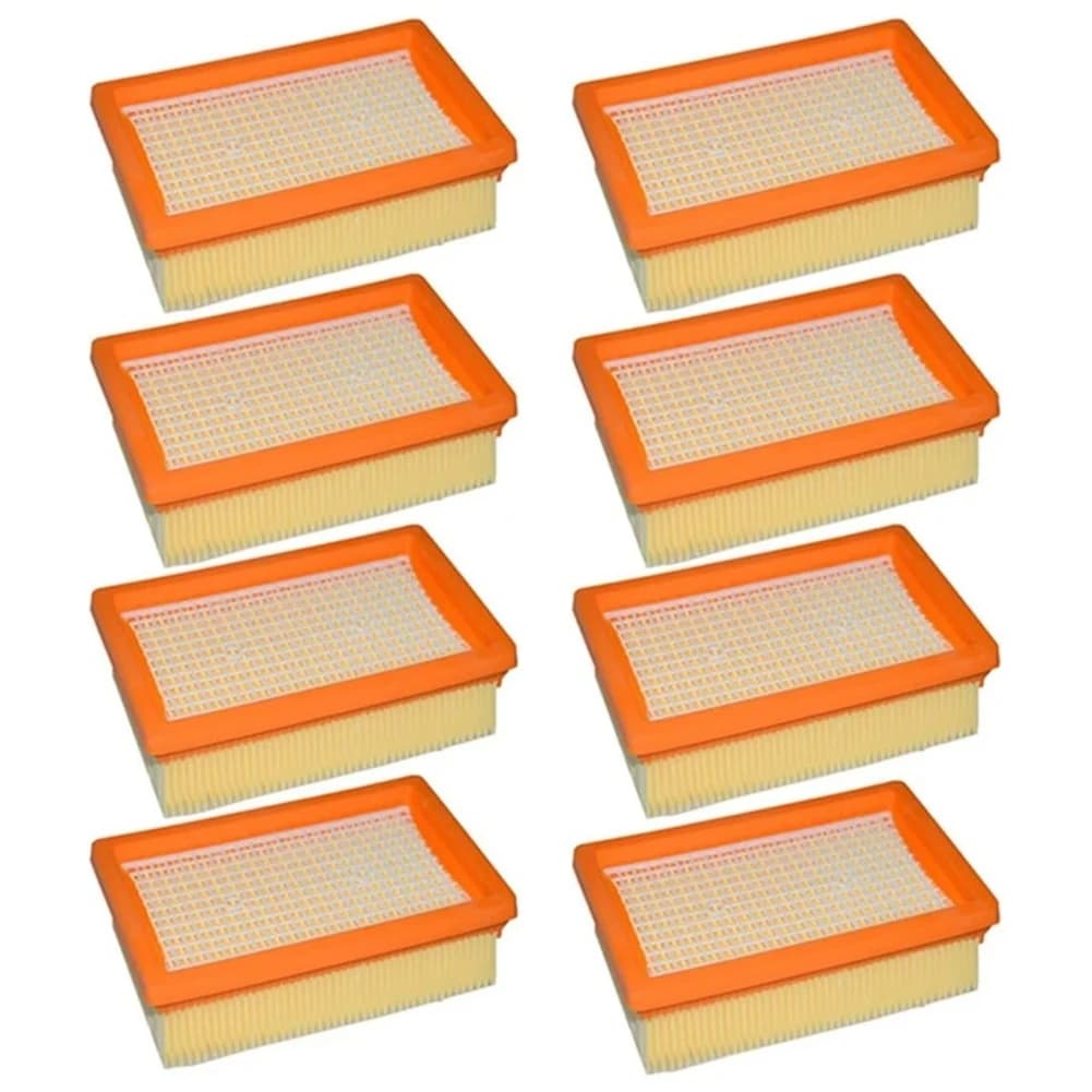 Filtro HEPA B53C, 8 pezzi, ricambio per Karcher MV4 MV5 MV6 WD4 WD5 WD6, accessori per aspirapolvere