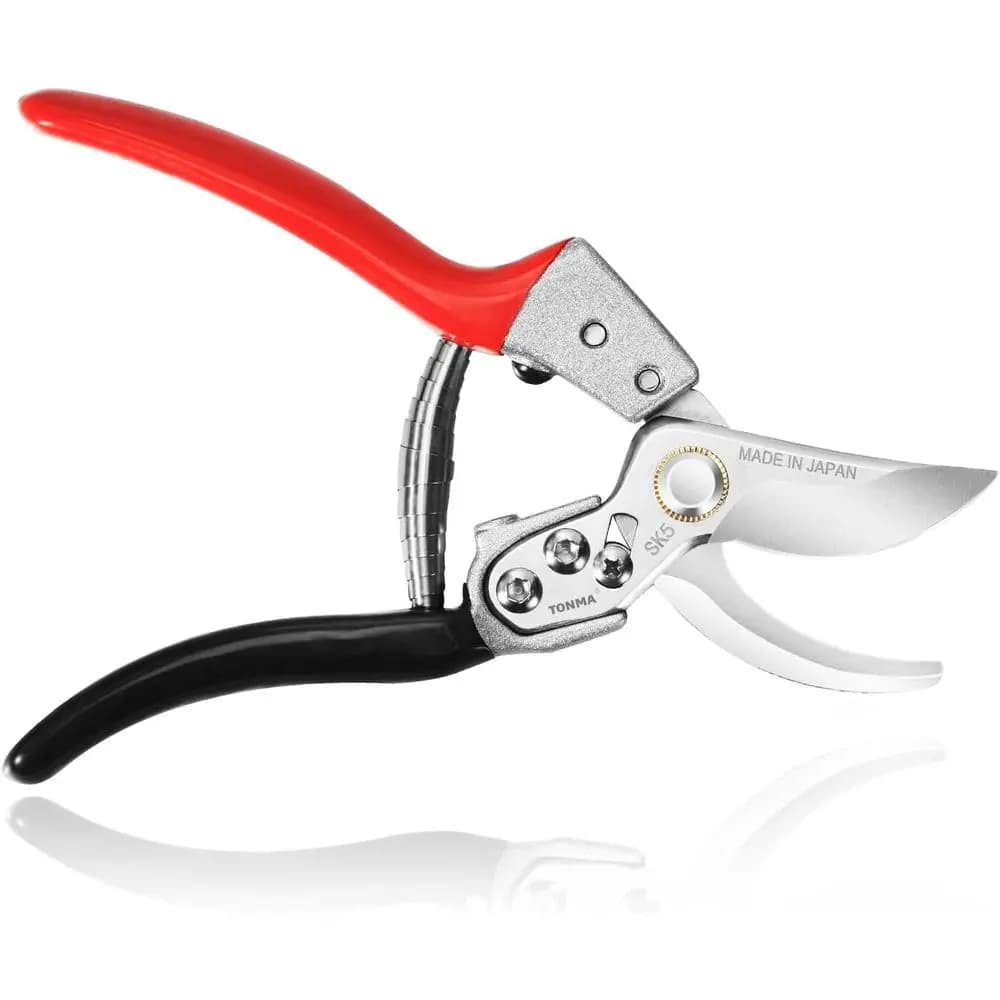 Pruning Shears [Made in Japan] Proional 8 Inch Premium Plant Garden Scisseurs with Ergonomic Handle, Gardening Gifts Bypass Hand