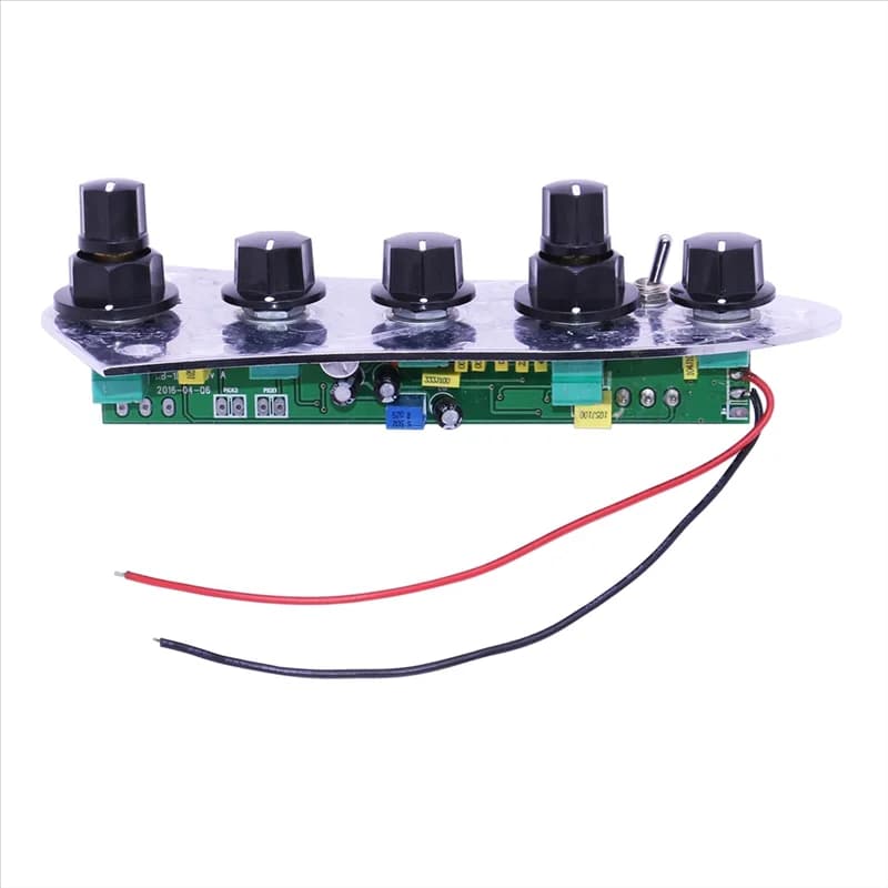 ROO 5 Jazz JB Bass Loaded Wired Control Plate for 4/5 String Bass Guitar Parts