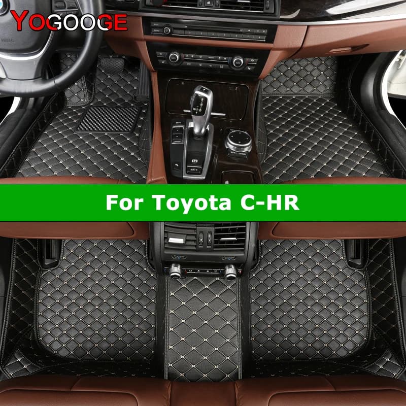 Tappetini per auto personalizzati YOGOOGE per Toyota CHR C-HR Tappeti per auto Accessorio per auto