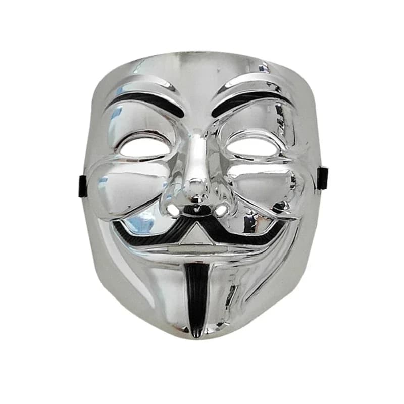 Anonymous Guy Fawkes, Adult Costume Accessories, Halloween Mask, V for Sale, Mask Party, Cosplay
