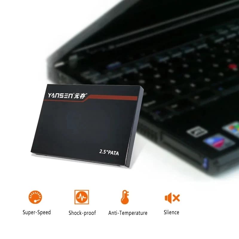 KingSpec PATA SSD IDE 8GB 16GB 32GB 128GB 256GB MLC 44Pin Flash Unità a Stato Solido Interna per Computer Portatili e Vecchi Modelli IBM DELL