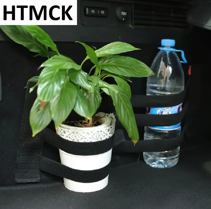 Car trunk miscellaneous fixed strap multifunctional elastic item Velcro miscellaneous fixed storage strap