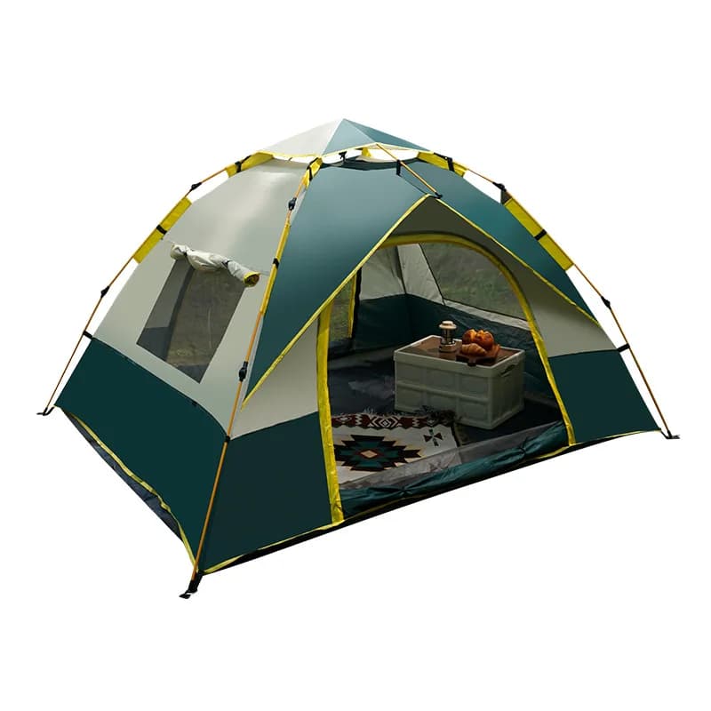 Tenda da Campeggio di Lusso Personalizzata, Grande, Pieghevole, Ultraleggera, in Oxford Impermeabile, Pop-up, per Glamping con Letto