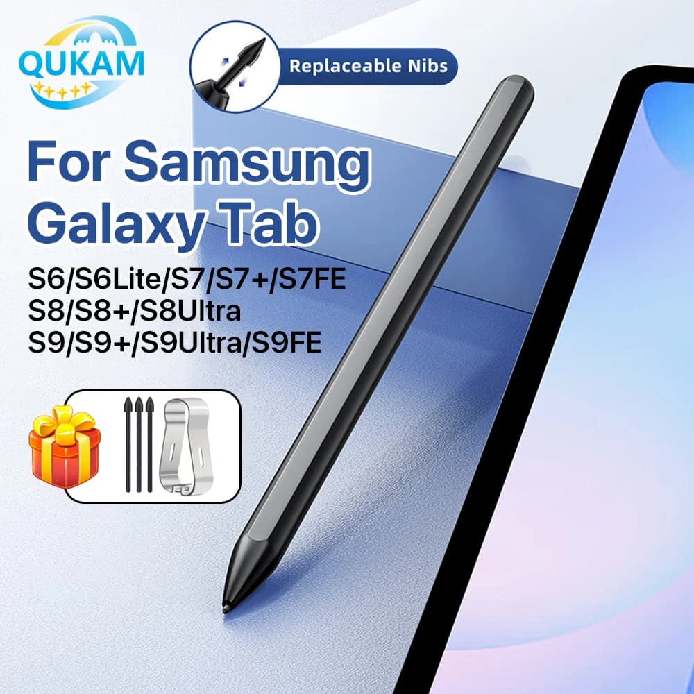 Penna Stilo S Pen per Samsung, Stilo per Disegno su Tablet, Connettività Wireless, Penna Touch per Tab S6 Lite S7FE S7 S7 Plus S8 S9 S9FE