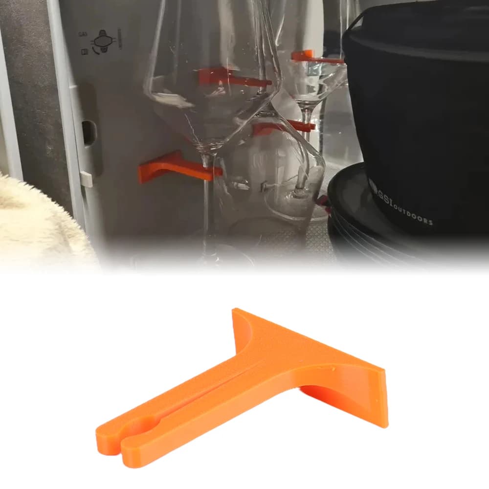 Supporto in Plastica per Bicchieri di Vino/Birra per Camper VW, Porta Bicchieri per Campervan