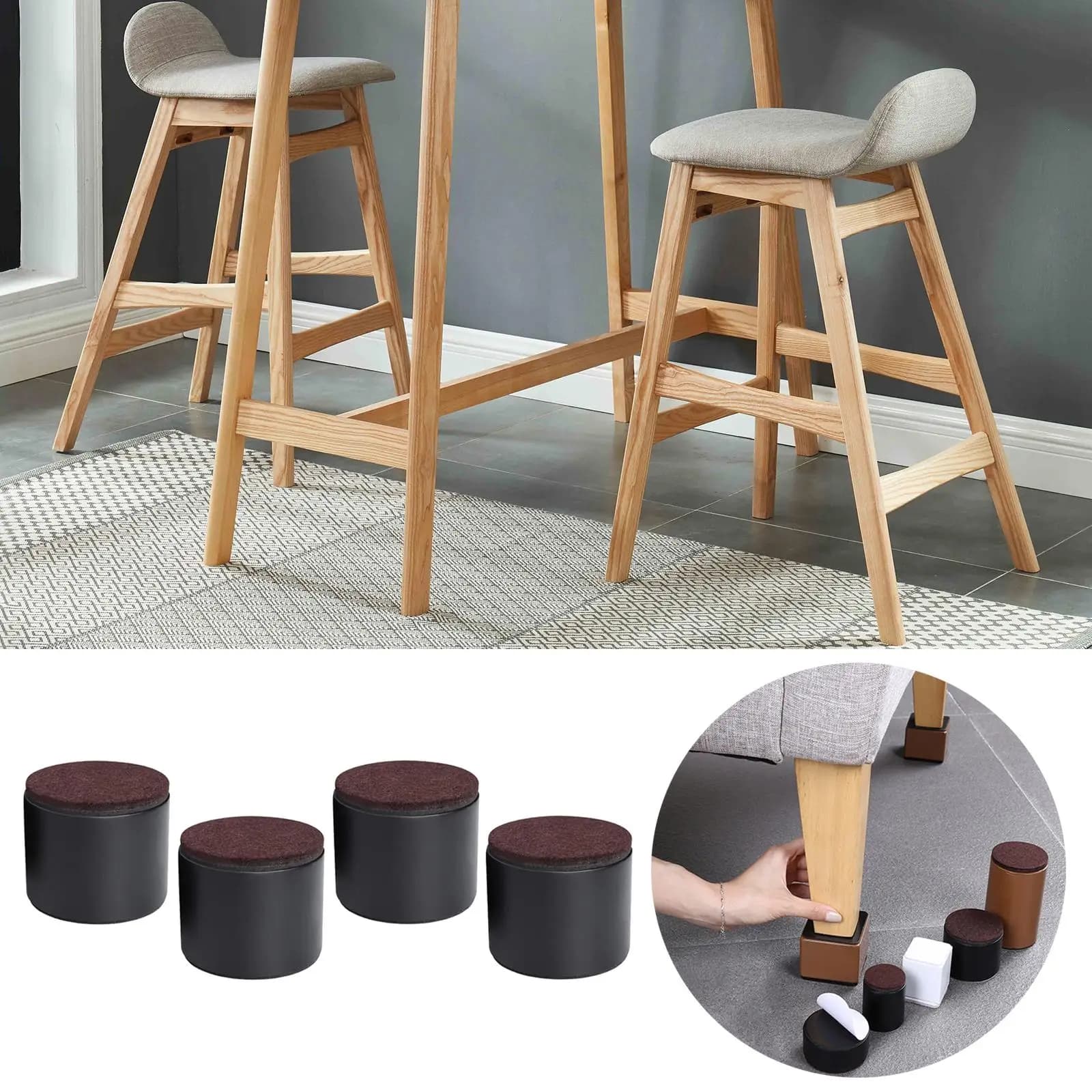 Protezione per i piedi del divano con alzata del letto multifunzione sotto il contenitore del letto per la casa