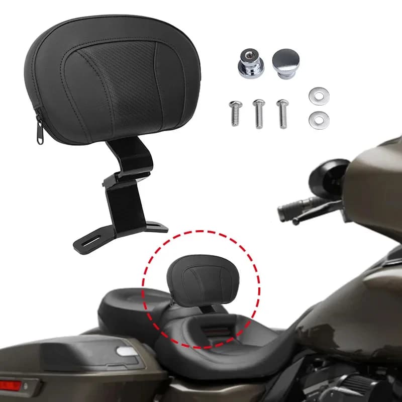 Motorcycle Bearing Driver Rider Back Seat for Harley Touring CVO Electra Road Street Glide Road King 09-22