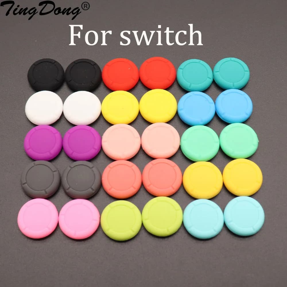2 Pezzi Copri Joystick in Silicone Protettivo per Joy-Con di Switch Lite