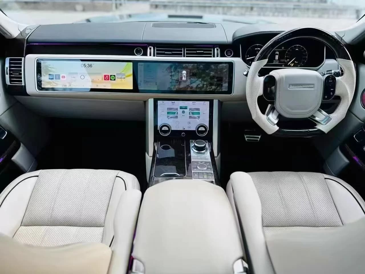 Double Screen Android For Land Range Rover Vogue L405 2013-2019 / Sport 2014-2017 Car Radio Automotive Multimedia Player Stereo