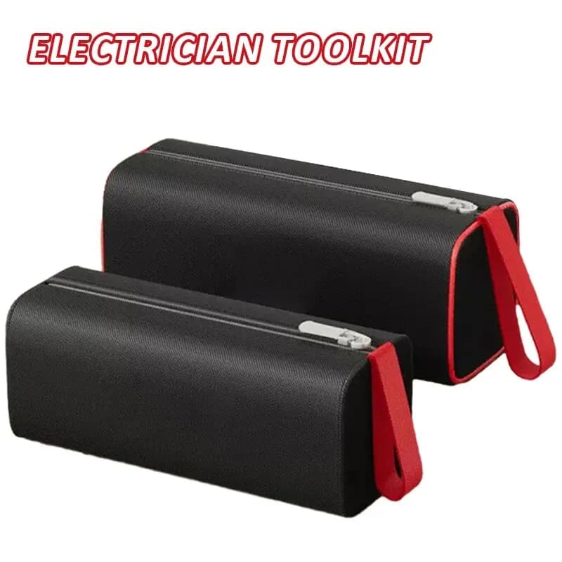 Borsa per attrezzi borsa portaoggetti portatile in tessuto Oxford operatori di manutenzione professionale piccolo strato singolo