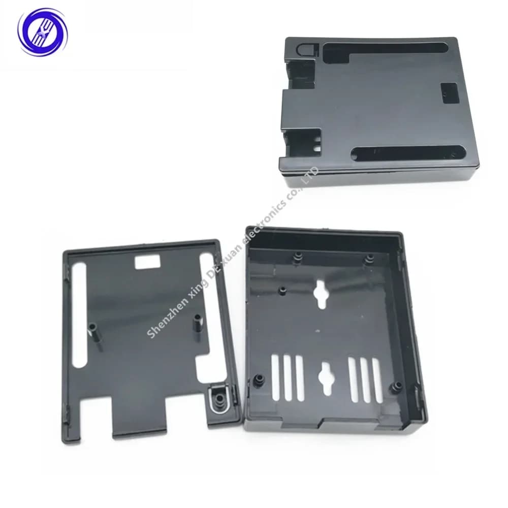 1 pcs For Arduino For UNO R3 Transparent injection moulded case and black