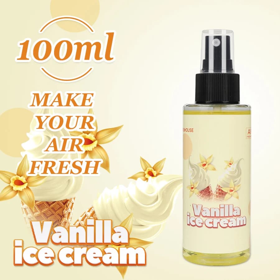 Deodorant for auto spray perfume for auto fragrance for long-lasting vanilla cake scent fresh deodorant spray for interior car