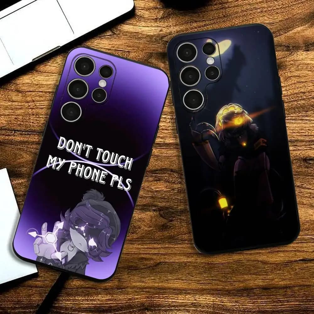 Cover antiurto in silicone Anime M-Murder D-Drones per Samsung S25,24,23,22,21,20 Plus Ultra 5G Lite