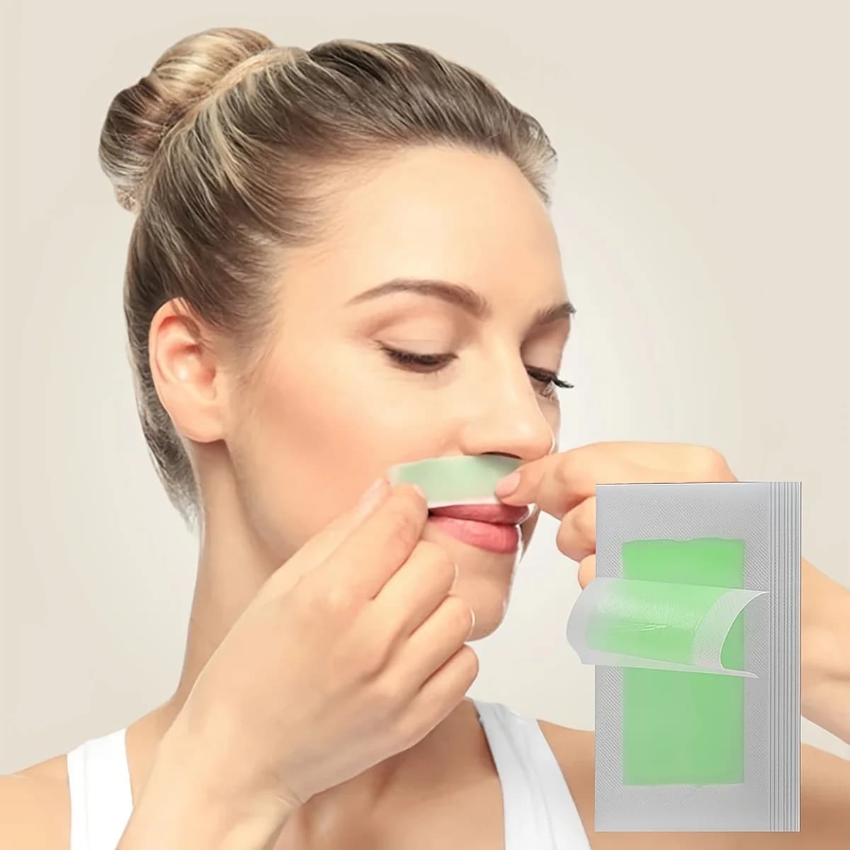 Nastri di avvertimento professionali per la depilazione estiva, carta di avvertimento a doppia faccia per gambe, corpo, viso, 6 bastoncini, 10/20 bastoncini