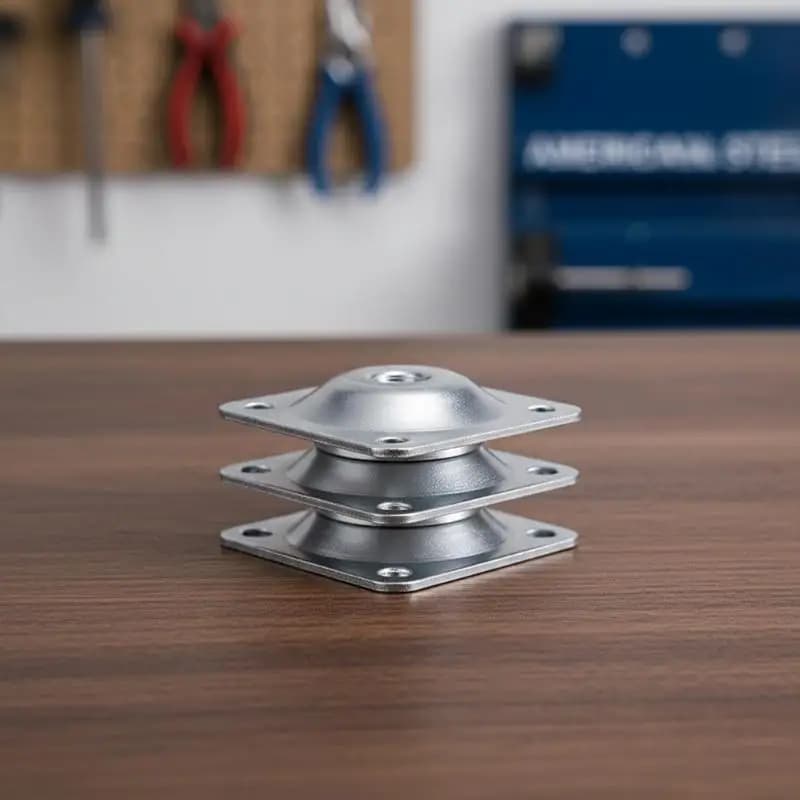 Set di 1 Placca di Montaggio per Gambe di Mobili in Ferro Spesso, Staffe per Gambe di Tavoli, Connettori per Riparazione di Gambe di Divani, Scrivanie e Accessori Hardware