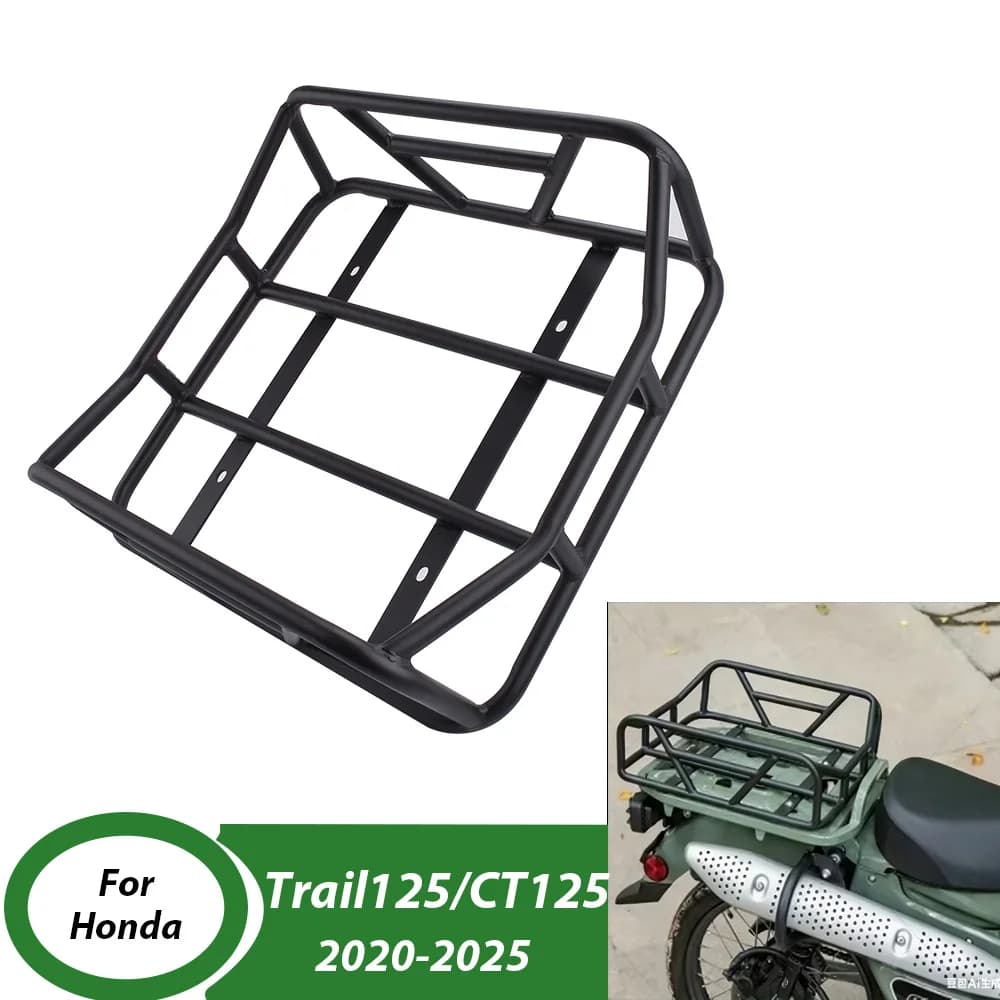 Motorcycle Rear Luggage Rack Carrier For Honda Trail Huntercub CT 125 2020-2025 CT125 Tail Storage Support Shelf Accessories
