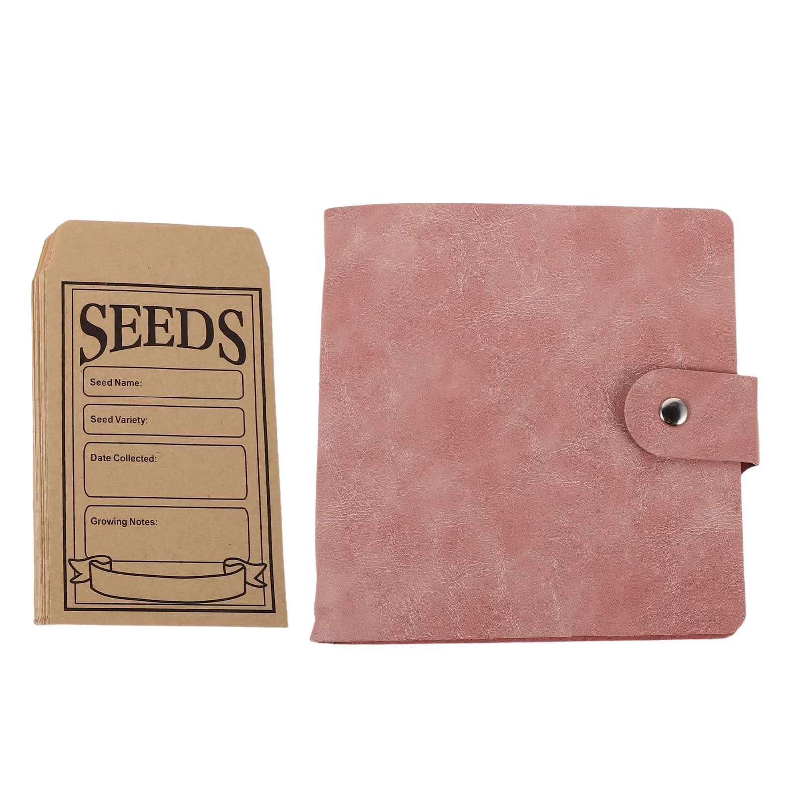 Album per la Raccolta di Semi di Fiori e Buste Protettive per Carte - Organizzatore da Giardino