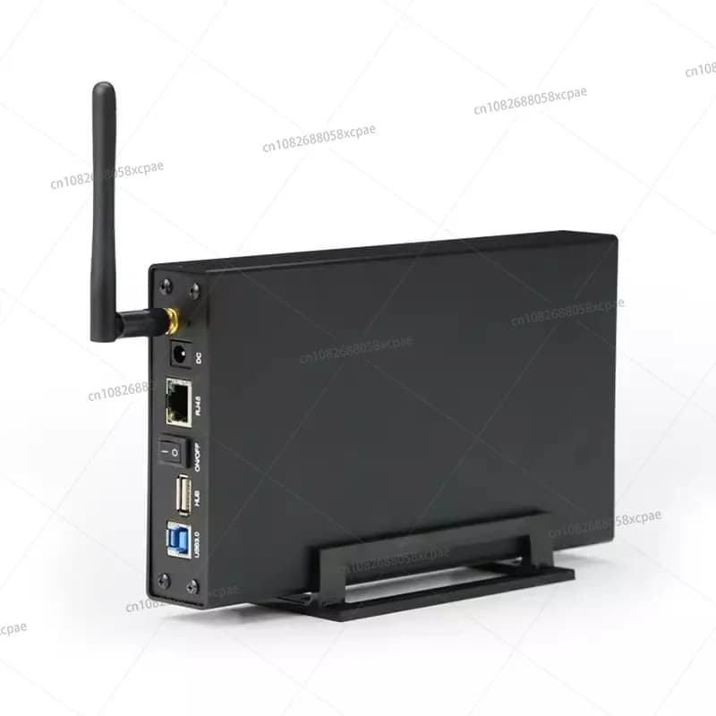 Scatola per disco rigido mobile da 3,5 pollici WIFI NAS wireless Archiviazione cloud privata, scatola per disco rigido multifunzione per ufficio e casa