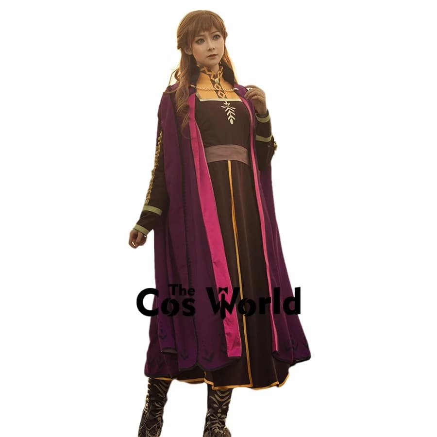 Abito da Principessa Anna, Costumi di Halloween e Natale, Abiti Personalizzabili per Cosplay di Anime e Film