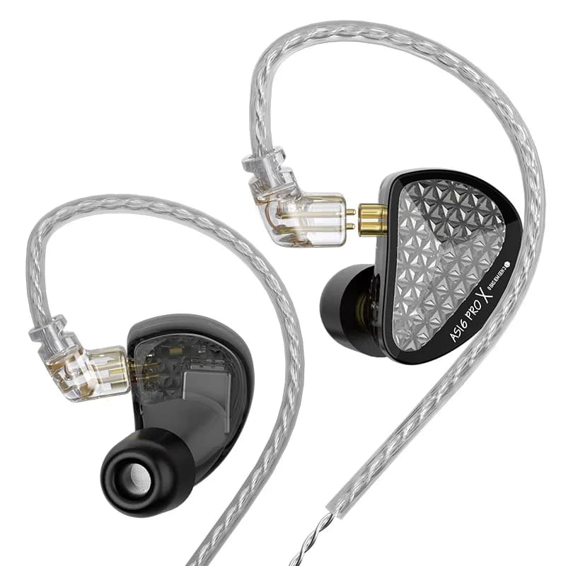 KZ AS16 PRO X 16BA Earphone In Ear 8 Earphone with balanced armor High sound quality Monitor HiFi Auricular ASX ZS10PRO AST AS12