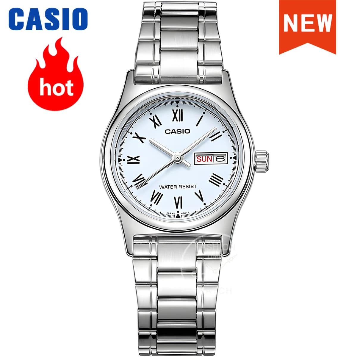 Casio women watche LTP-V006D-2B Waterproof Quartz reloj mujer relogio moda fashion