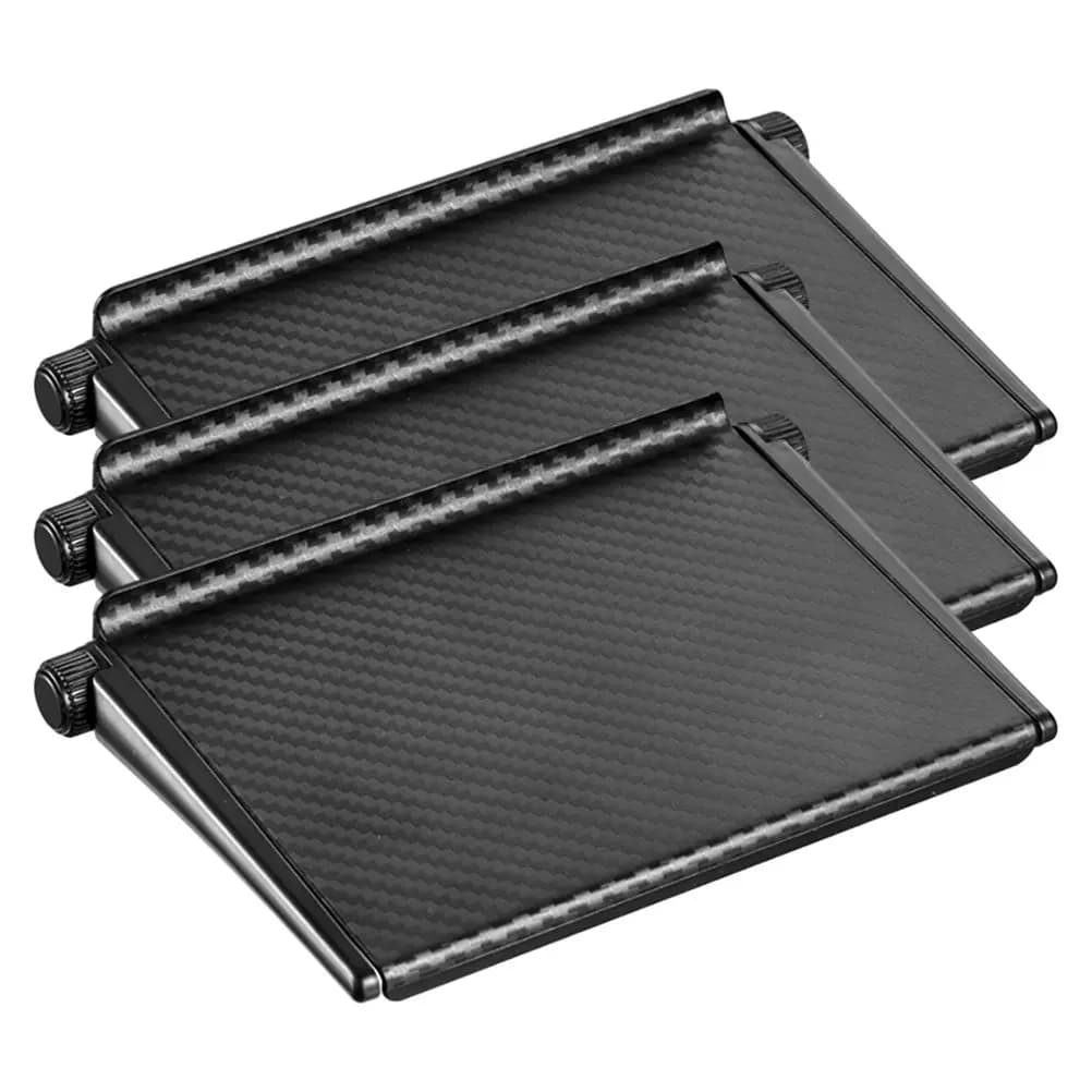 Set of 3 Supports for Screen, Robusto Top shelf for TV, Organizer for Router and Cables
