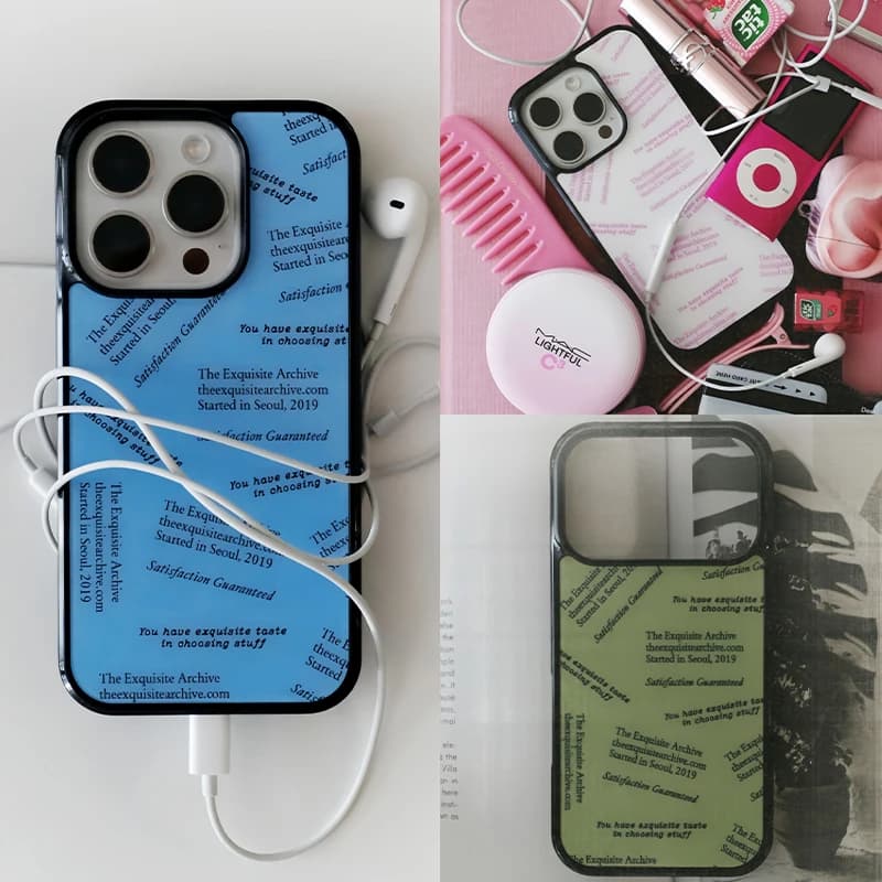 Korean Ins Minimalist Letters Design Phone Case For iPhone Ultra 18 Pro Max 17 16 15 14 13 12 11 Shockproof Silicone Back Cover