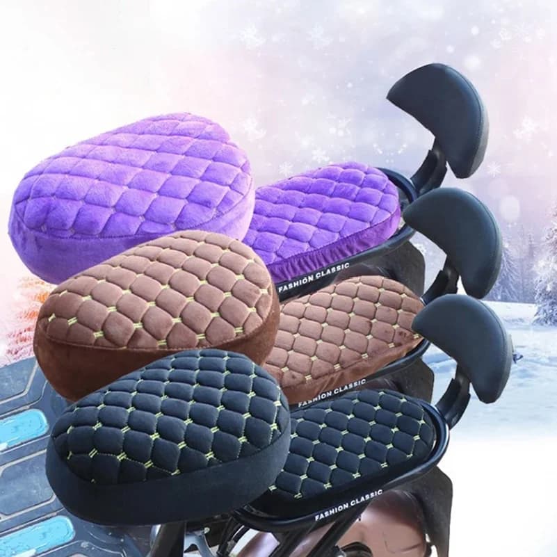1PC Universal Comfortable Electric Bicycle Seat Cover Thickening Battery Car Bicycle Seat Cushion