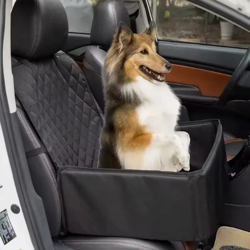 Seggiolino Auto per Cani Impermeabile, Trasportino a Amaca per Viaggi all'Aperto, Cestino Protettivo Resistente all'Usura per Gatti e Cani, Accessori per Animali Domestici