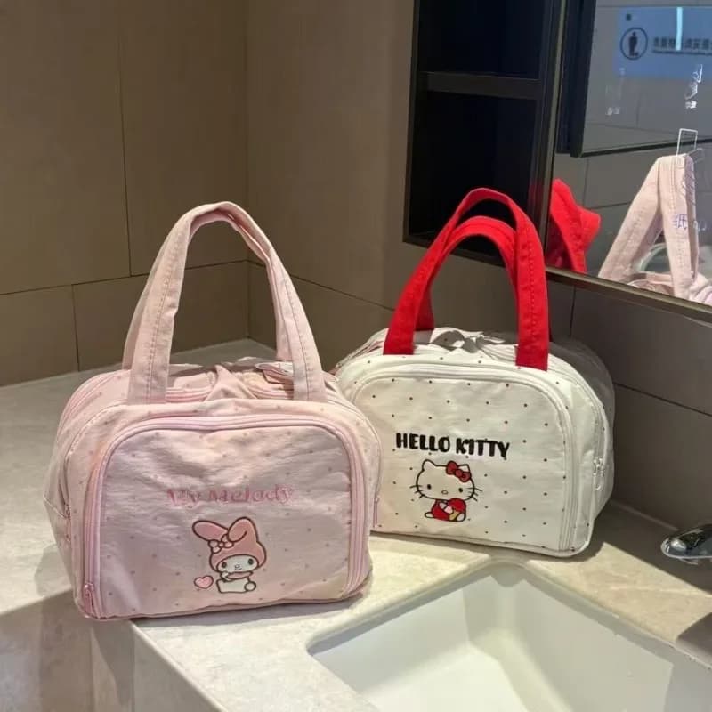 Nuova Borsa Cosmetica Sanrio HelloKitty, Design Anime Kawaii, Tendenza Moda, Lussuosa e Carina, Regalo Ideale per Ragazze