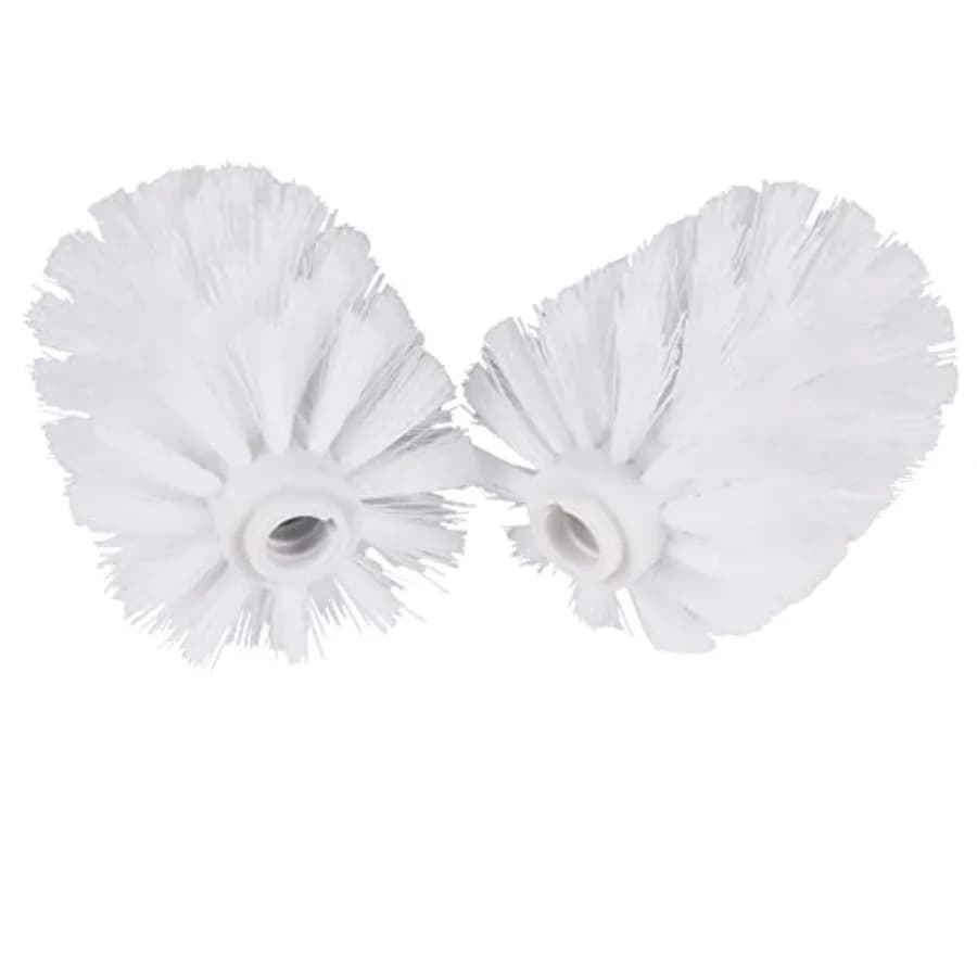 2Pcs Toilet Brush Replacement Head Cleaning Tool, Suitable for Brush rods with a Diameter of 12mm
