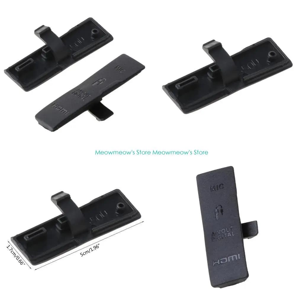 W91A MICROFONO USB laterale compatibile per sostituzione in gomma della copertura della porta video per Cano