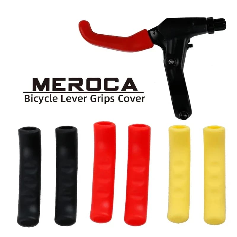 MEROCA 1 Paio di Protezioni in Silicone per Leva Freno Bici, Copri Maniglia Freno Bicicletta, Accessori per Biciclette