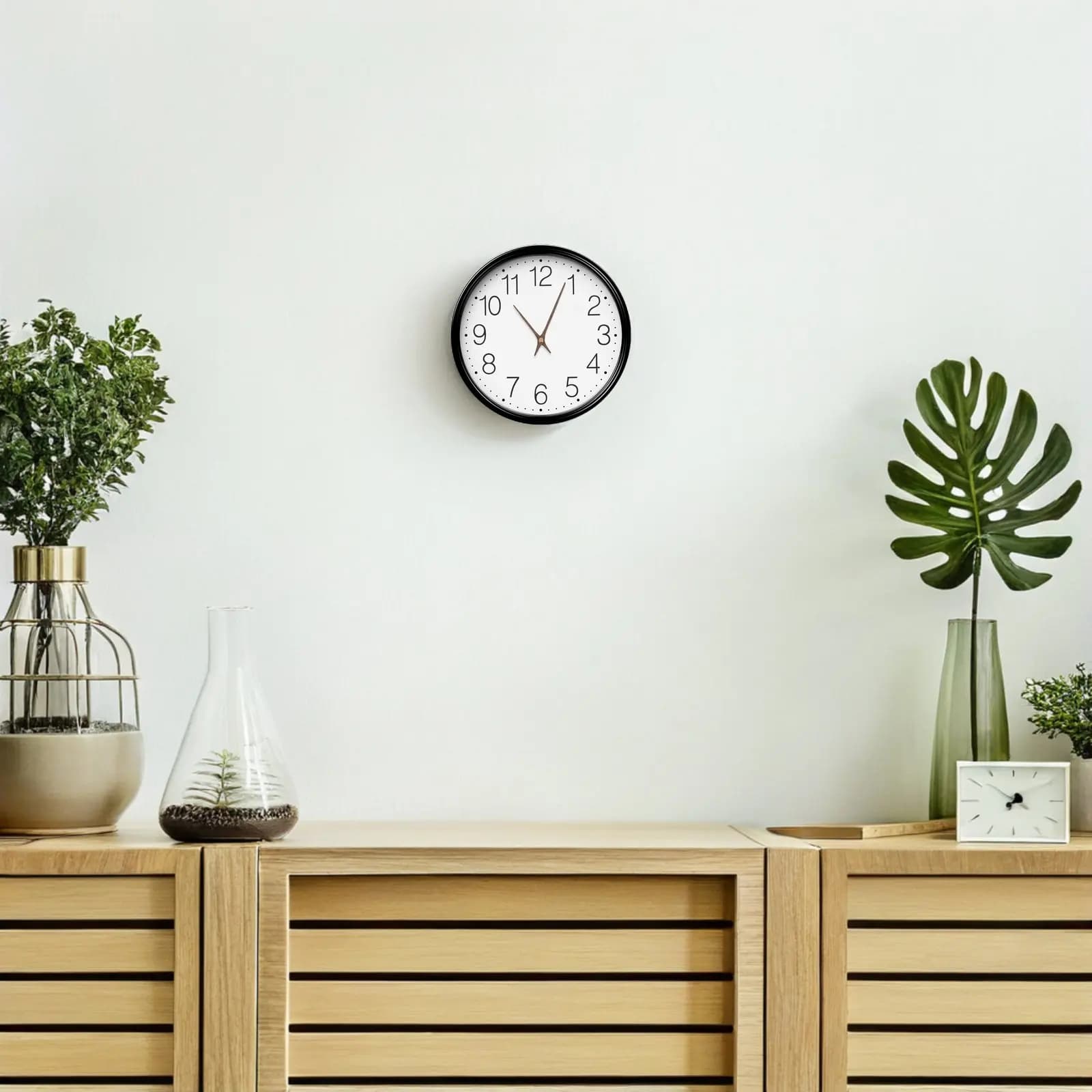 Kit di 4 Lancette di Ricambio per Orologio con Meccanismo in Legno per Orologio da Parete da 10 Pollici, Parti di Riparazione Fai-da-Te, Accessori per Decorazione Casa