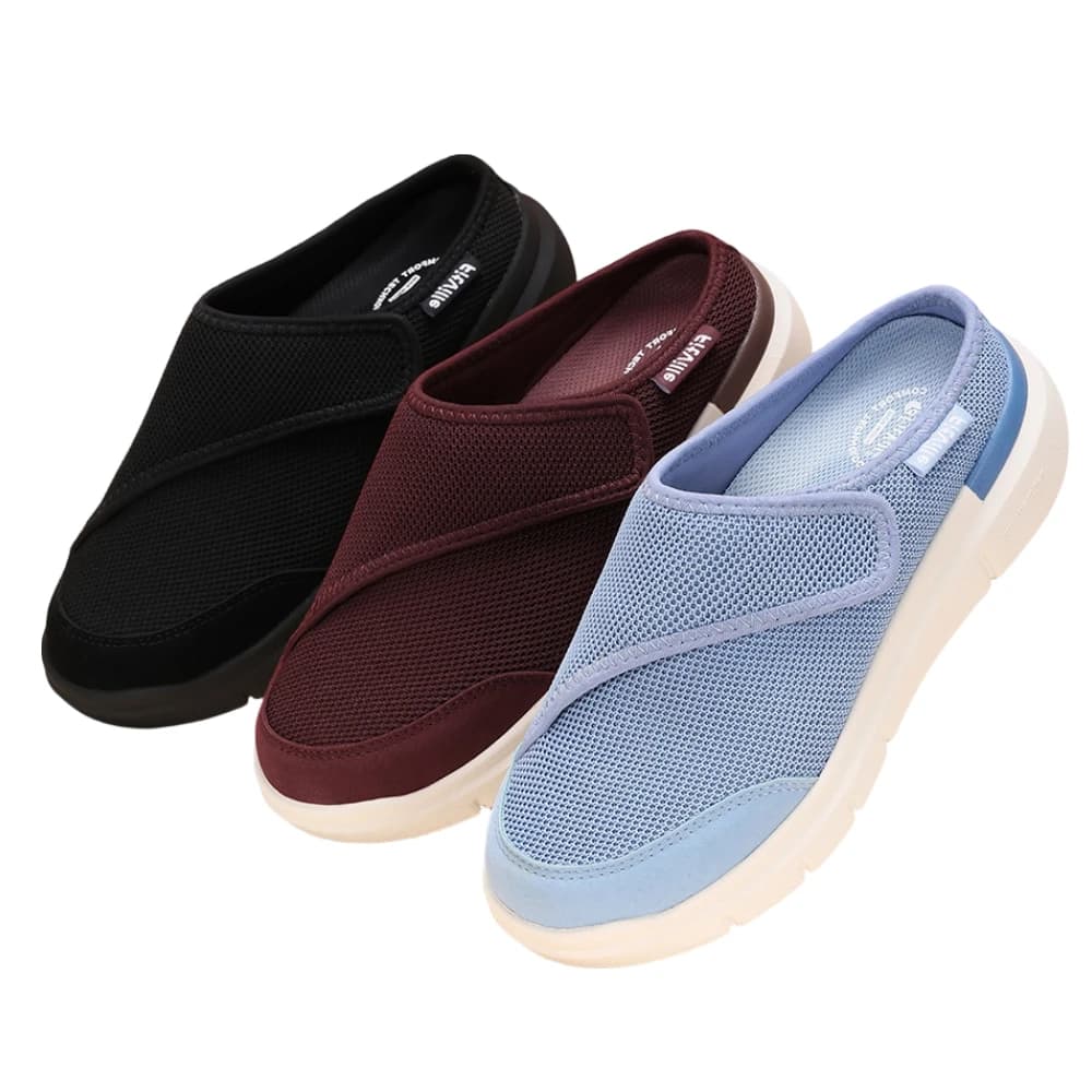 Fitville Women's Orthopedic Slippers Wide Fleece Lined Clogs with Arch Support Recovery Pedic Shoes Comfortable Slip-On Footwear