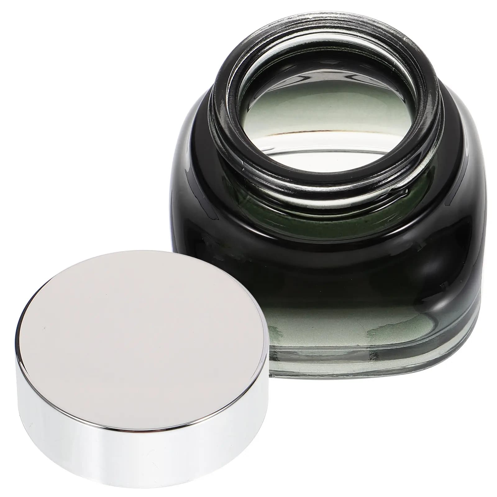 Small Empty Glass Makeup Bottle Portable Leak Proof Dispenser Jar for Travel Business Camping Cream Foundation