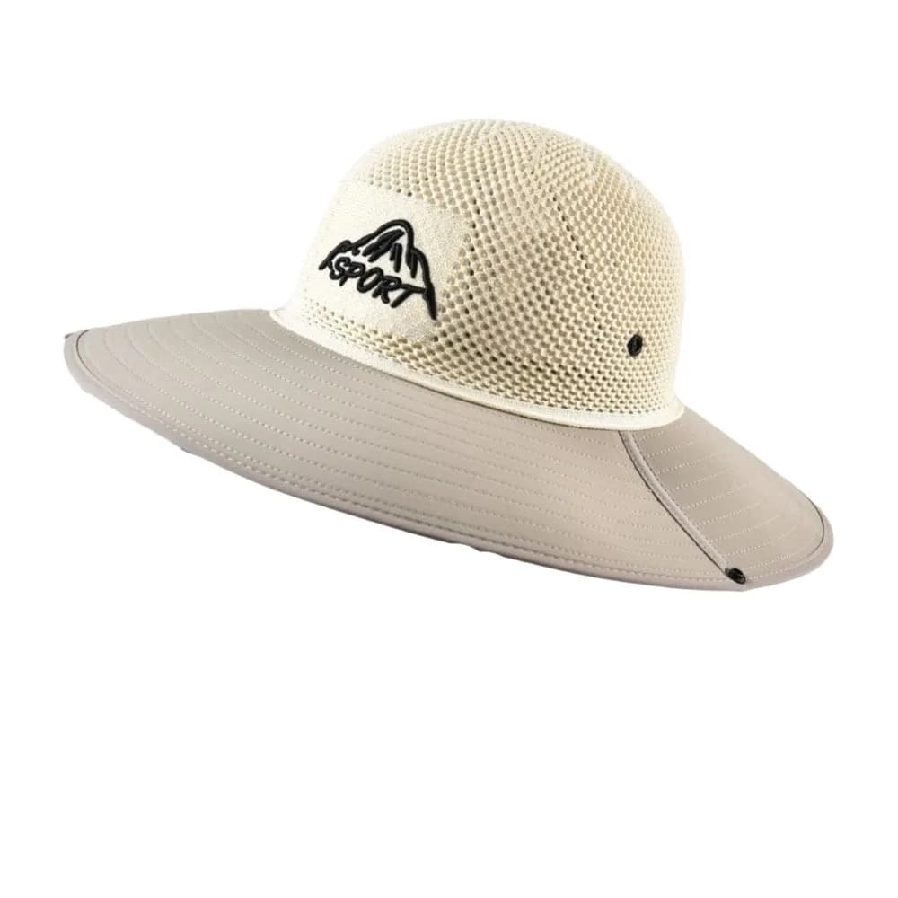 Fashion Large Brim Sunscreen Sun Hat Solid Color Mesh Bucket Hat Breathable Quick-dry Fisherman Hat Hiking